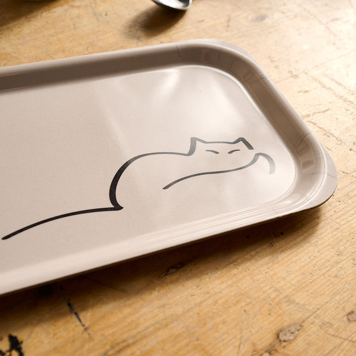 Dreaming Cat Small Tray 32cm x 15cm
