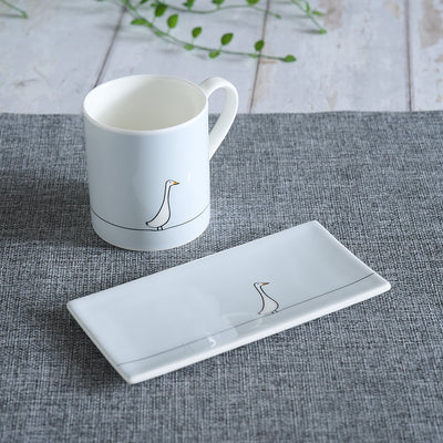 Duck Mug and Mini Tray