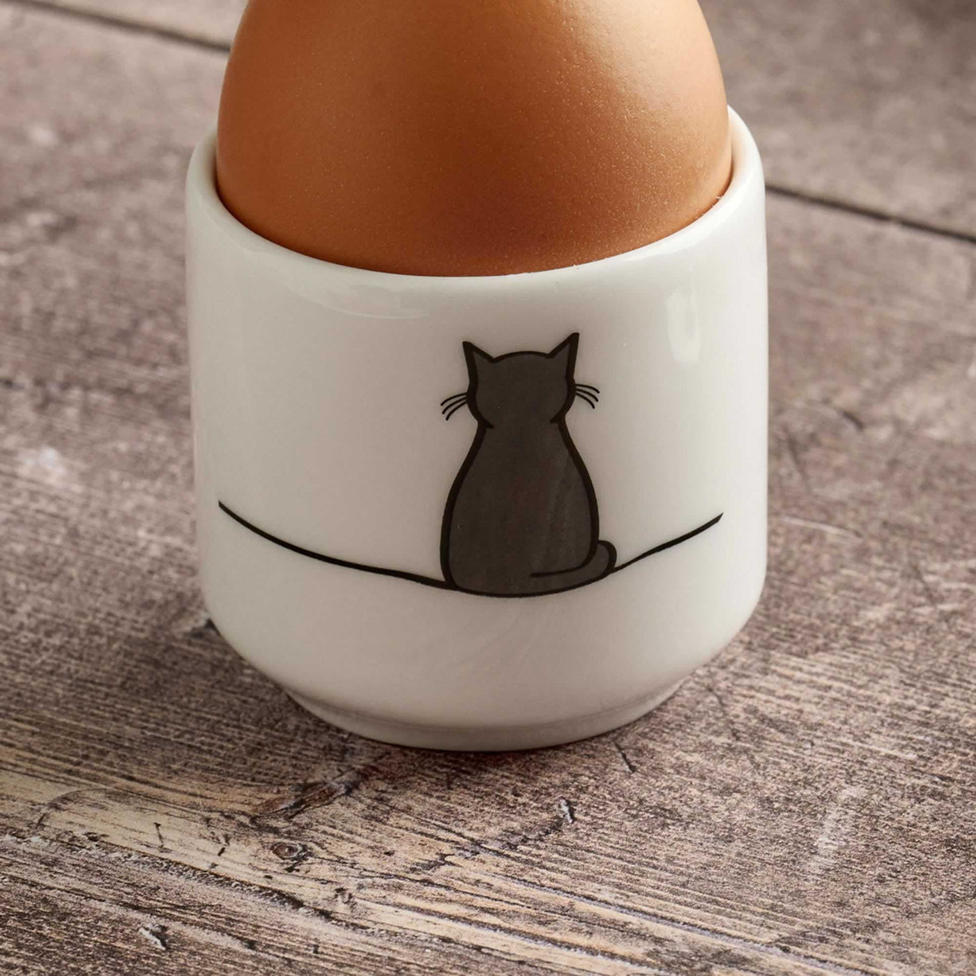 Sitting Cat Egg Cup
