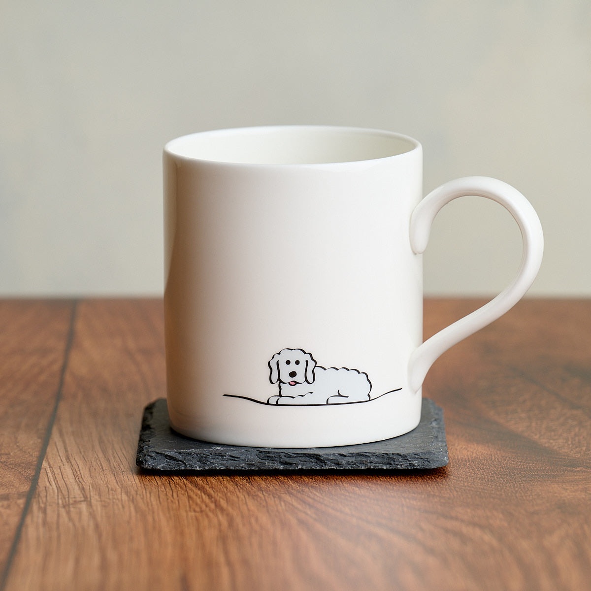 Fluffy Dog Large Mug