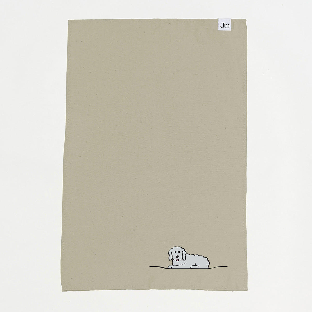 Fluffy Dog Tea Towel