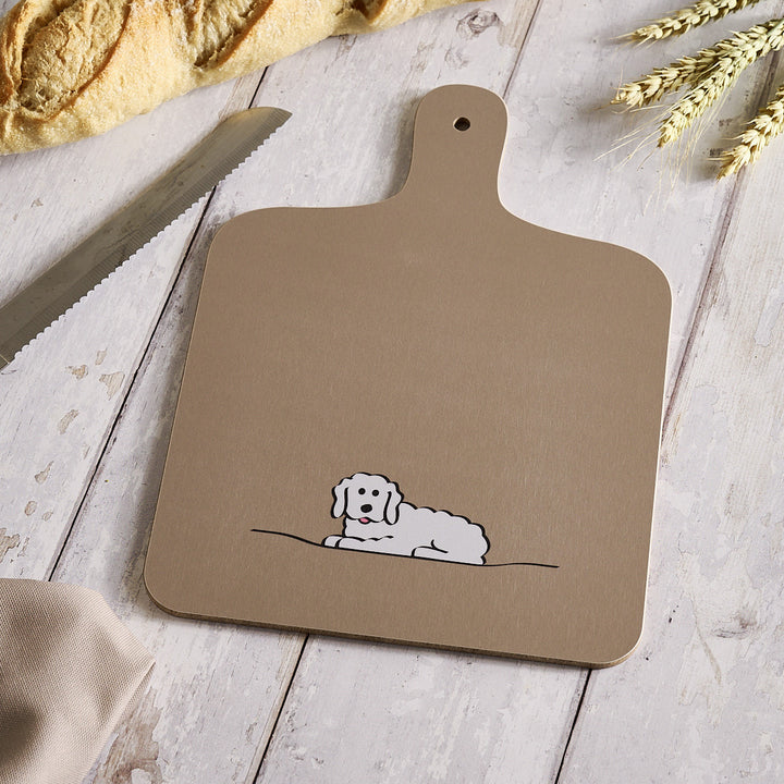 Fluffy Dog Medium Chopping Board 29cm x 21cm