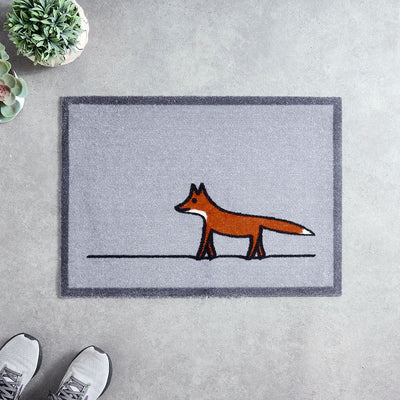 Fox Doormat with shoes