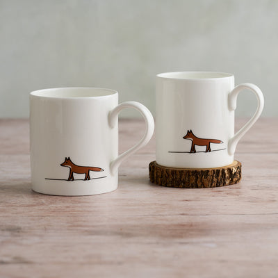 Fox Mug in Large and Standard Size