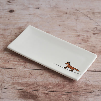 Woodland Collection Mugs and Mini Trays, Set of Four