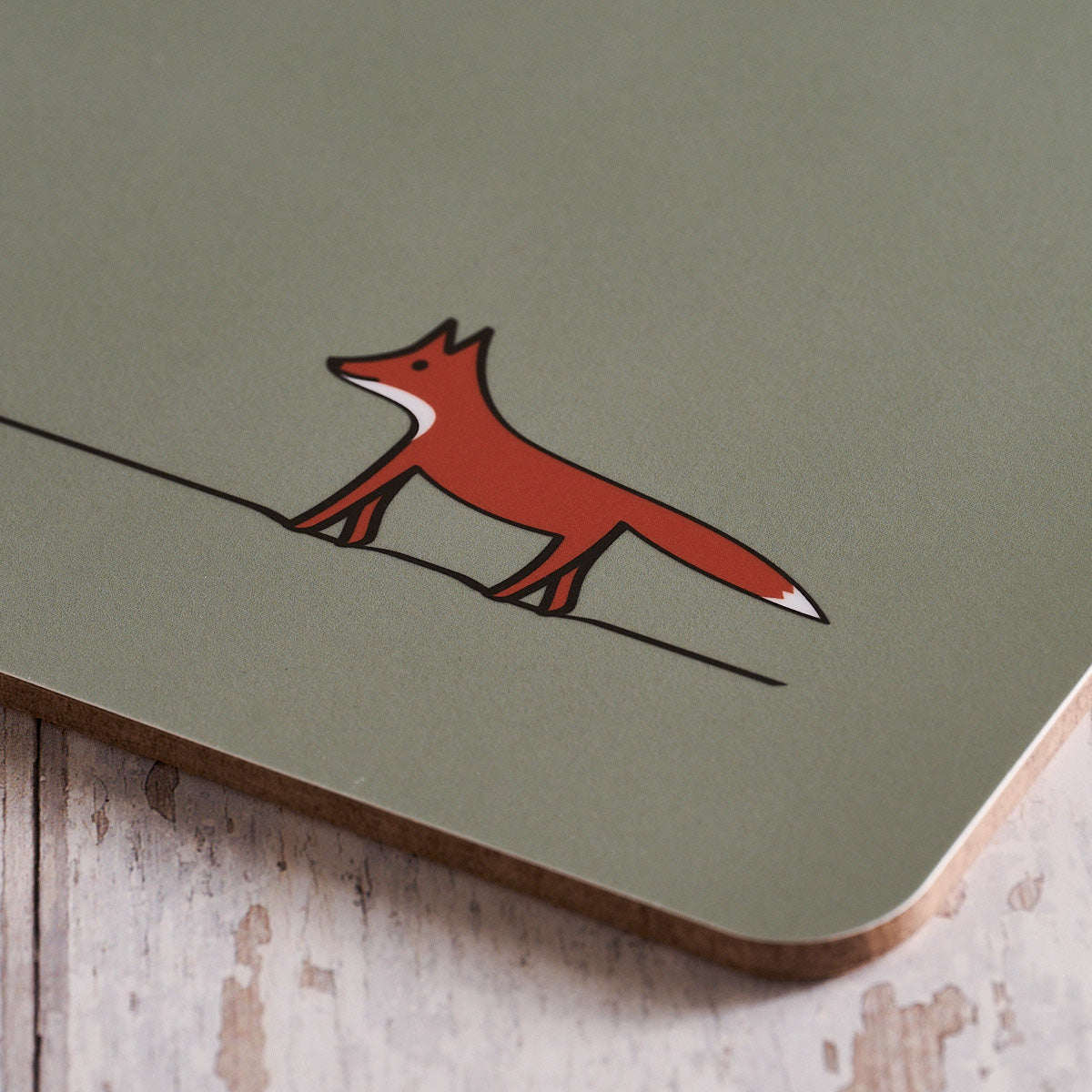 Fox Placemat close up
