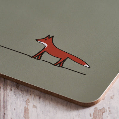 Fox Placemat close up
