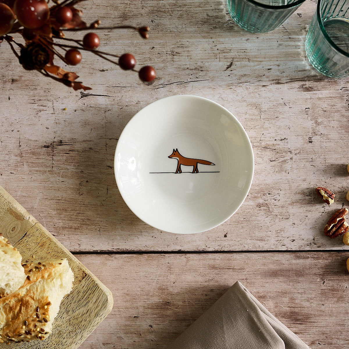 Fox Nibble Dish with nuts