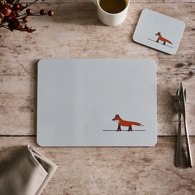Fox Placemat and Coaster