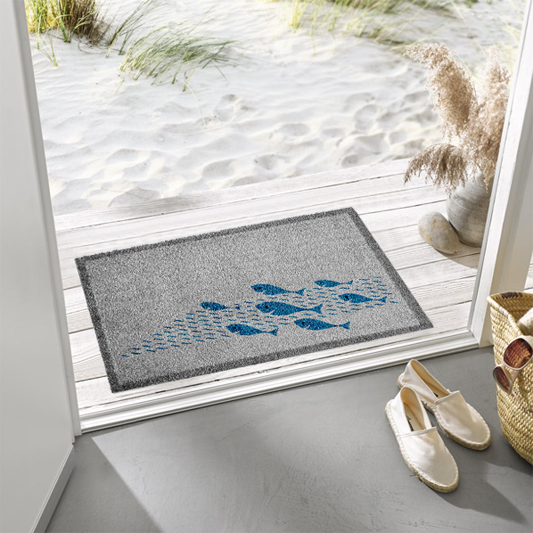 Fun Fish Doormat at the Beach House