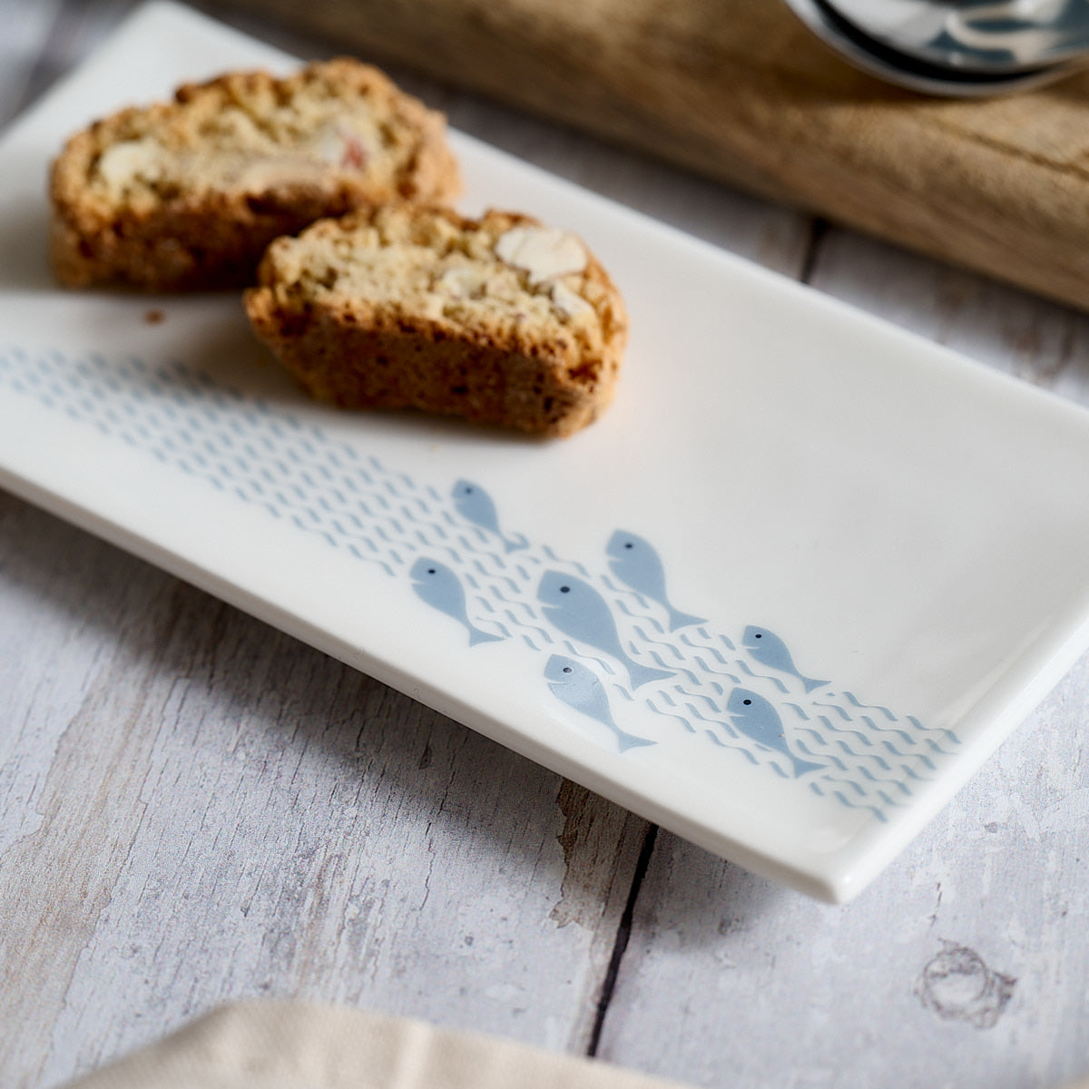 Fun Fish Mini Tray with biscotti