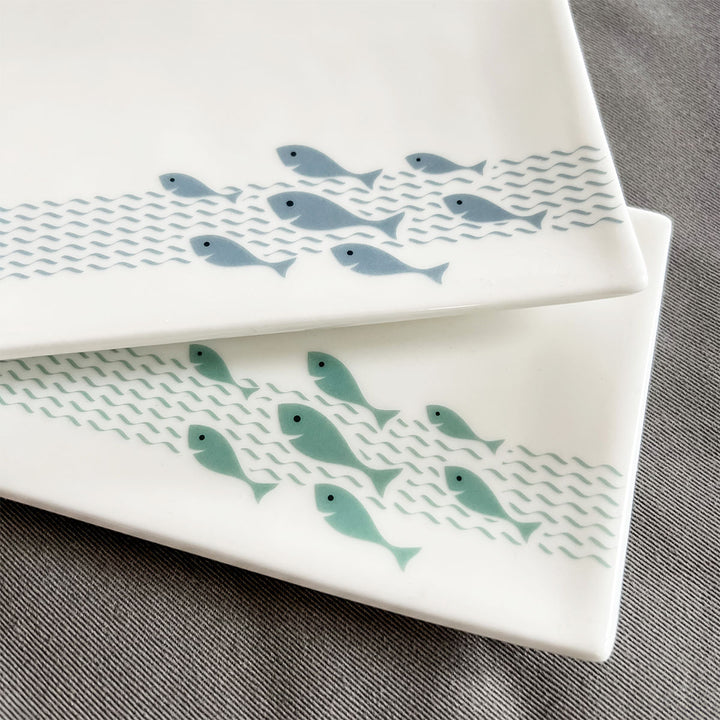 Fun Fish Mini Tray, Set of 2, close up