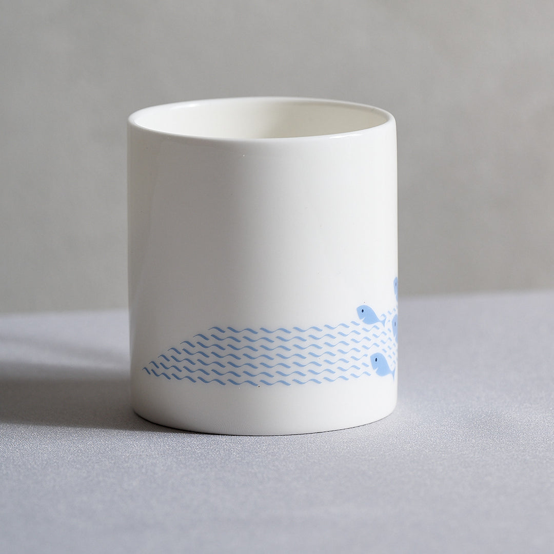 Fun Fish Mug with waves