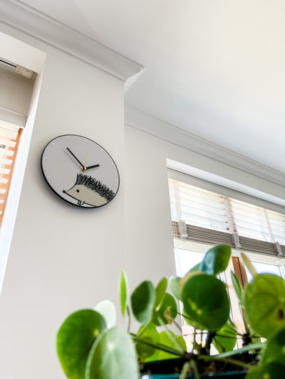 Hedgehog Wall Clock