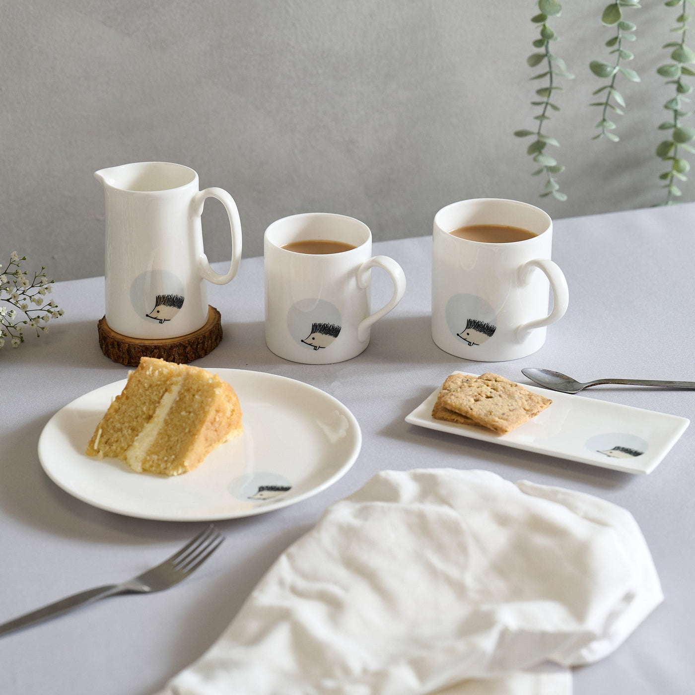 Hedgehog Collection of Tableware by Jin Designs