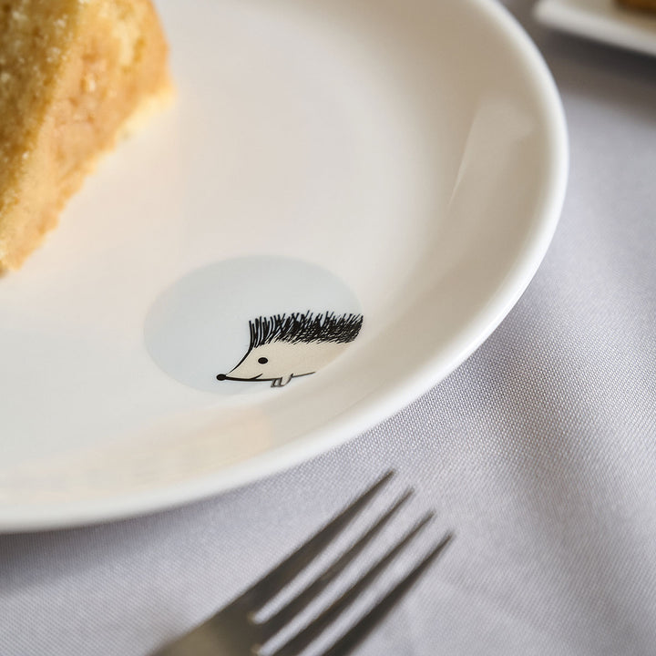 Hedgehog Side Plate Close Up, Gift for Hedgehog Lovers