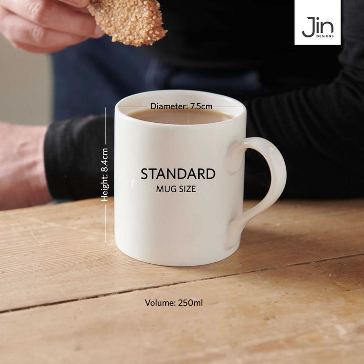 Jin Designs Standard Mug Size