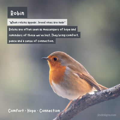 Robin symbolism - when robins appear loved ones are near