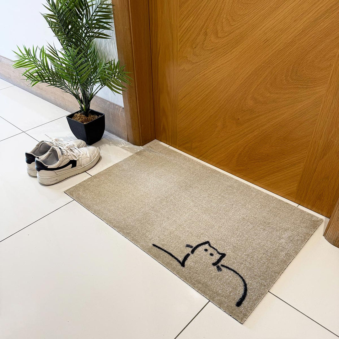 Loafing Cat Doormat