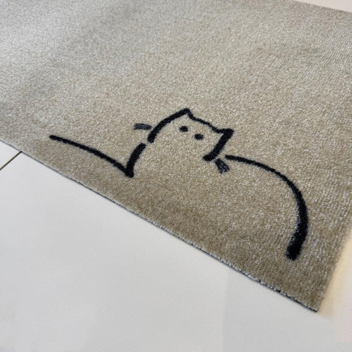 Loafing Cat Doormat