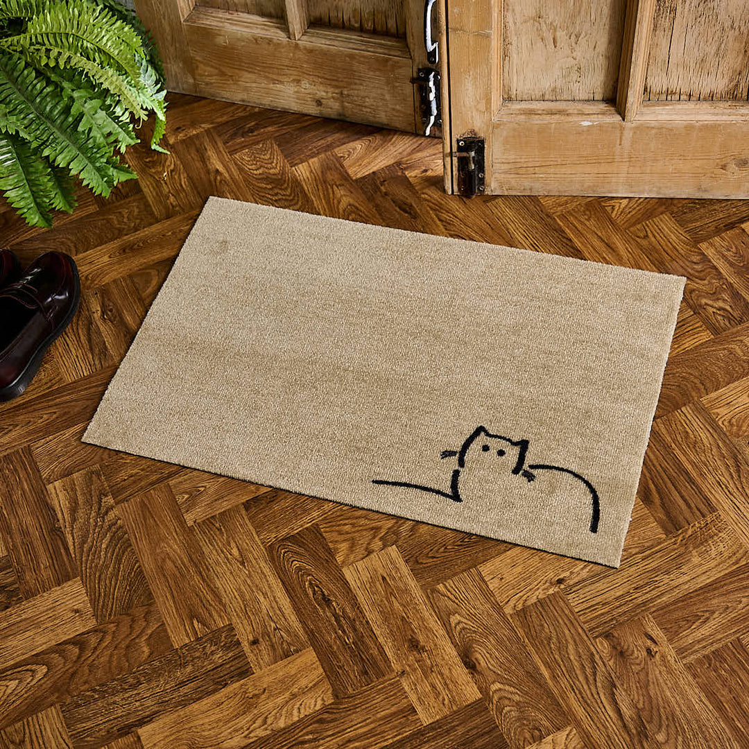 Loafing Cat Doormat
