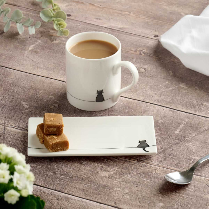Cat Lover Mug and Mini Tray Set