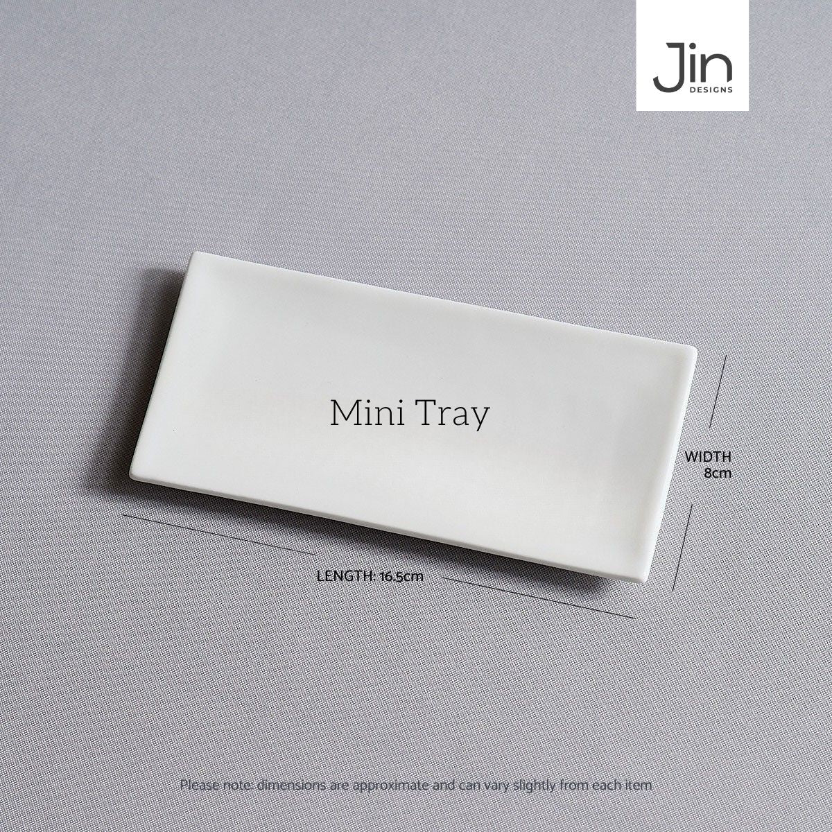 Jin Designs Mini Tray Size 16.5cm x 8cm