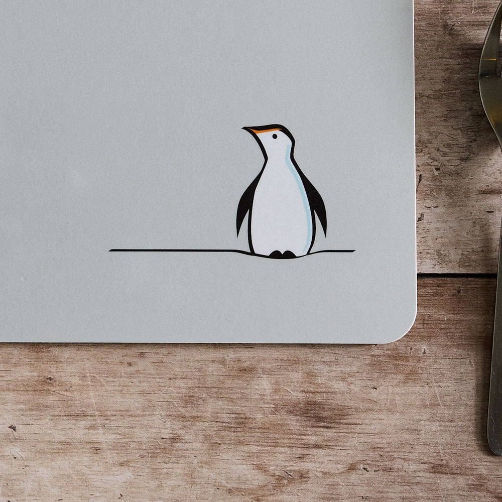 Penguin Placemat close up