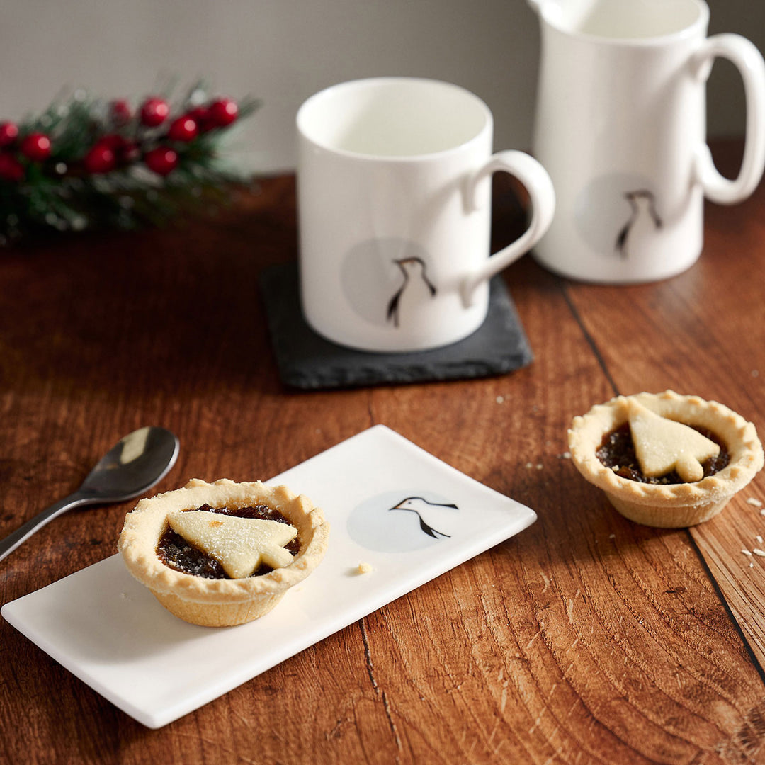 Penguin in the Window Mini Tray with Mug and Jug