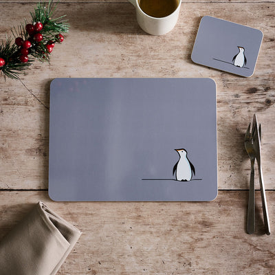 Winter Collection Placemats, Mixed Set of Four