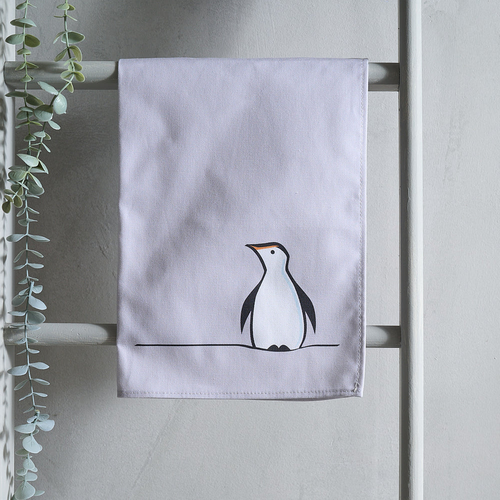 Penguin Tea Towel hanging up