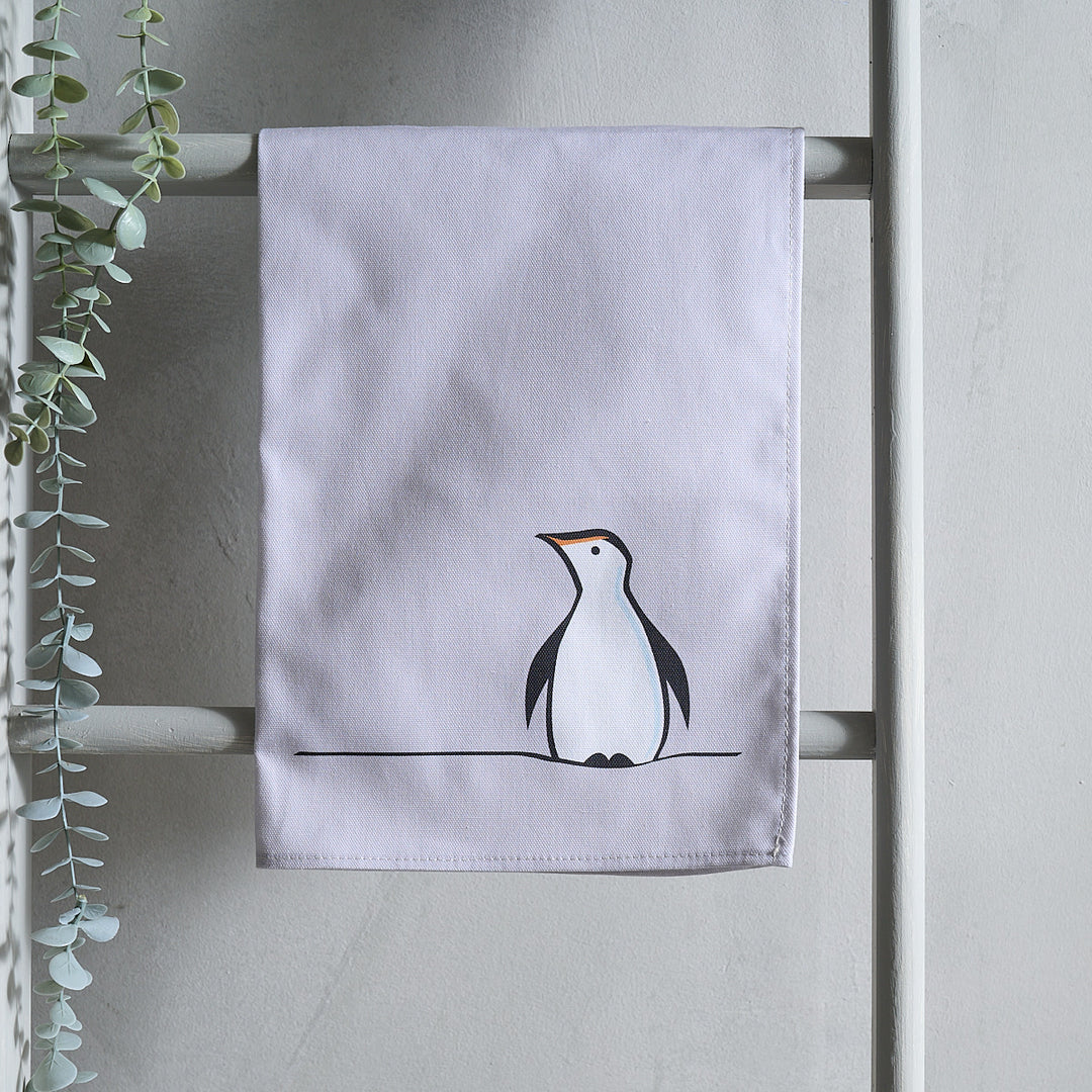 Penguin Tea Towel hanging up
