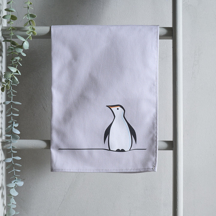 Penguin Tea Towel hanging up
