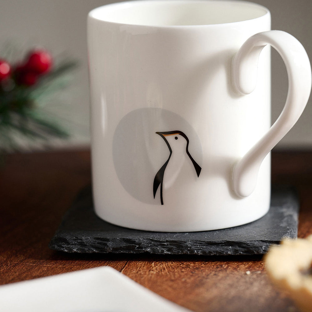 Penguin Mug close up