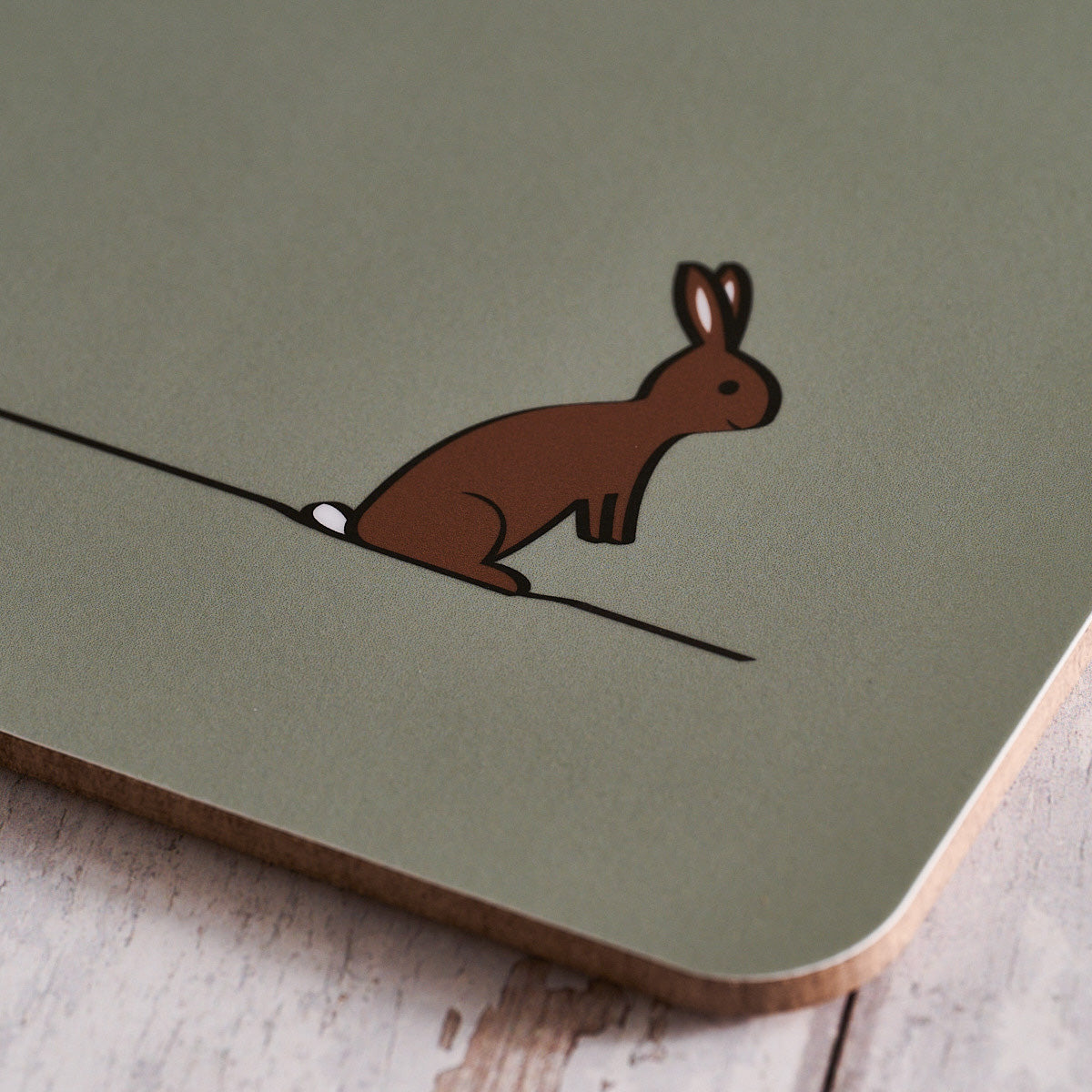 Rabbit Placemat close up