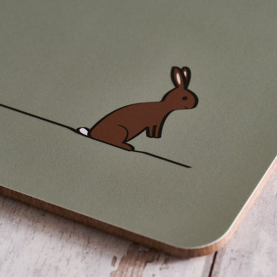 Rabbit Placemat close up