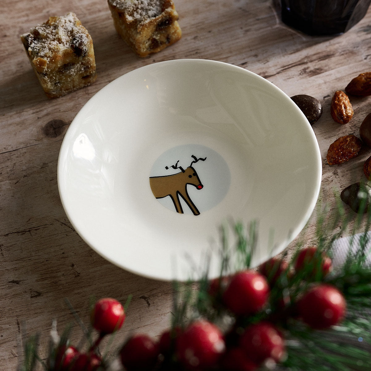 Reindeer Nibble Dish with stollen