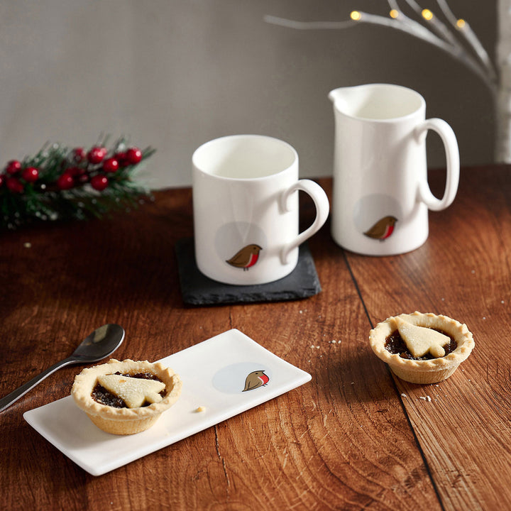 Robin in the Window Mini Tray with Mug and Jug