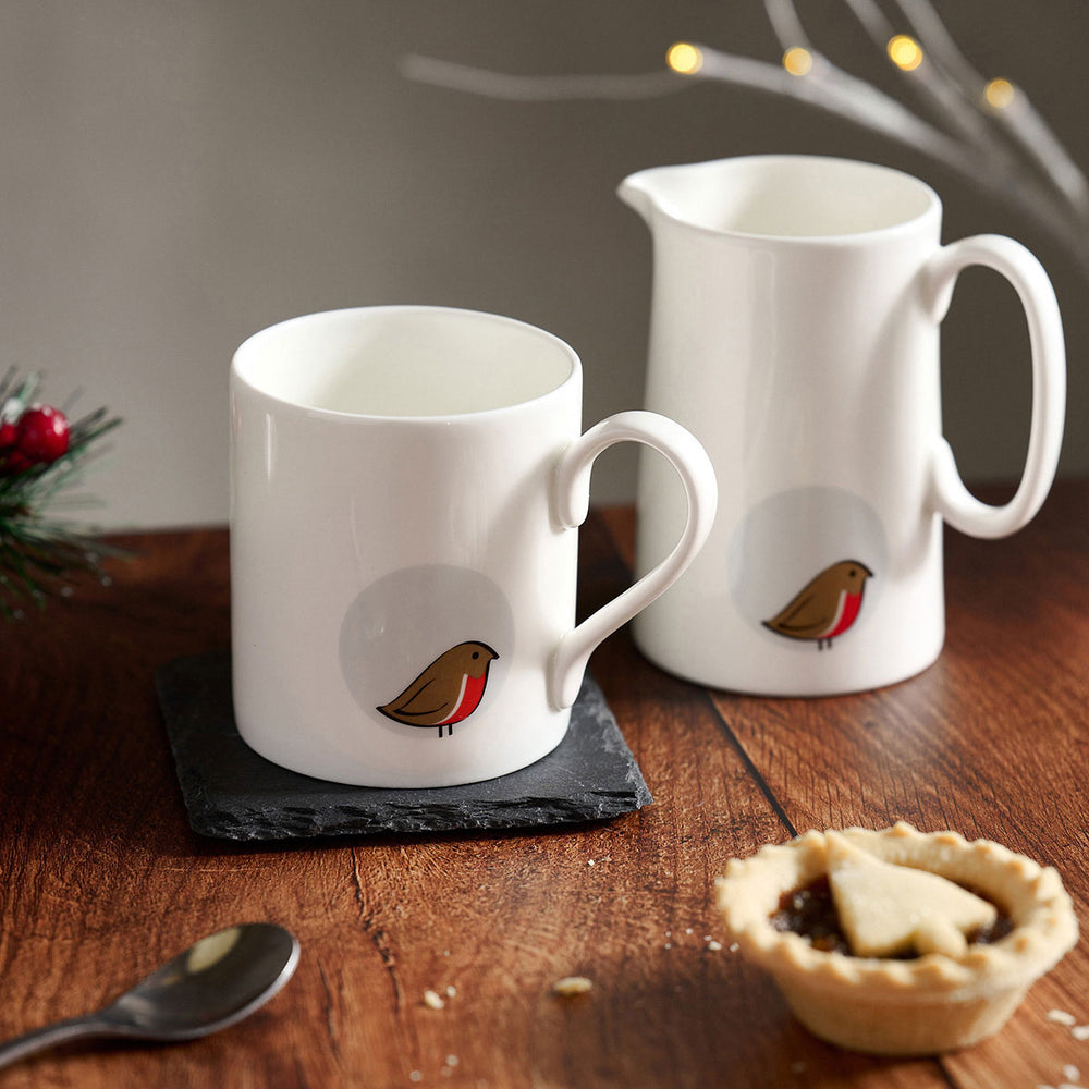 Robin Mug and Jug