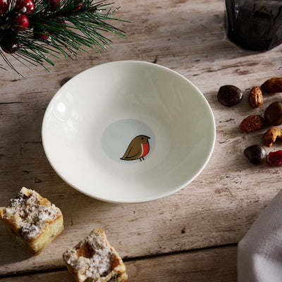 Robin Nibble Dish with stollen