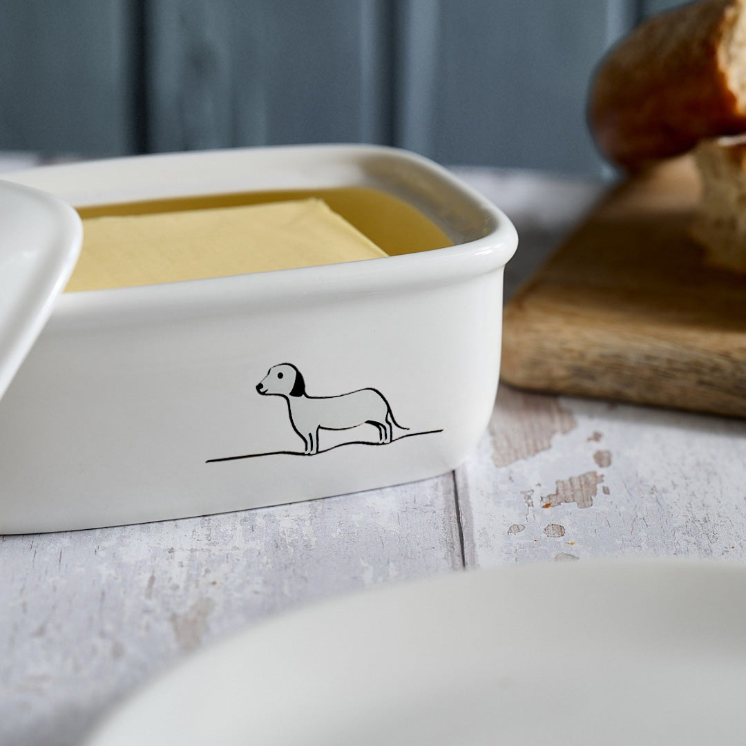 Sausage Dog Butter Dish