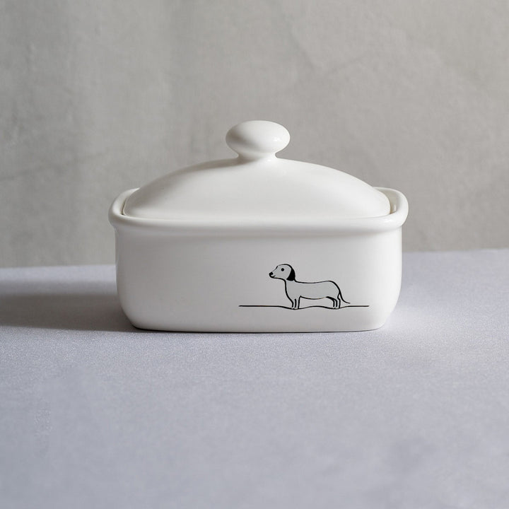 Sausage Dog Butter Dish