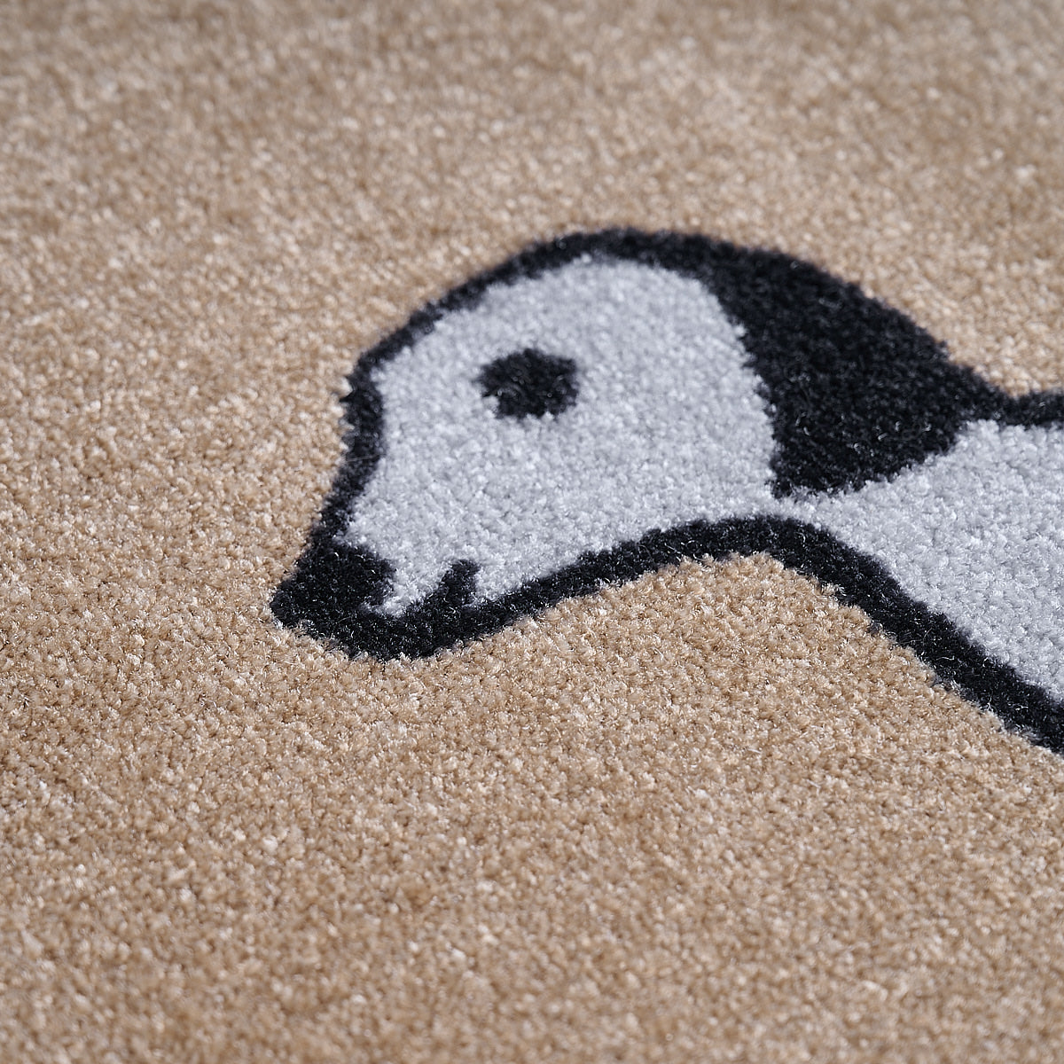 Sausage Dog Doormat detail