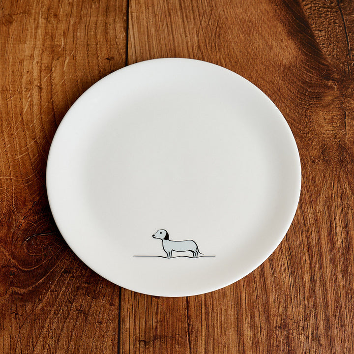 Sausage Dog Side Plate 20cm
