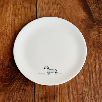 Sausage Dog Side Plate 20cm