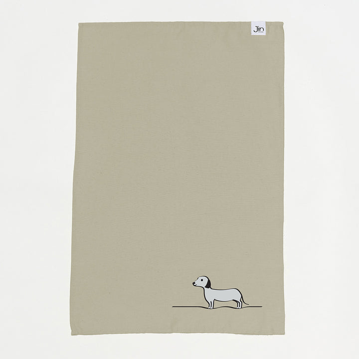 Sausage Dog Tea Towel 