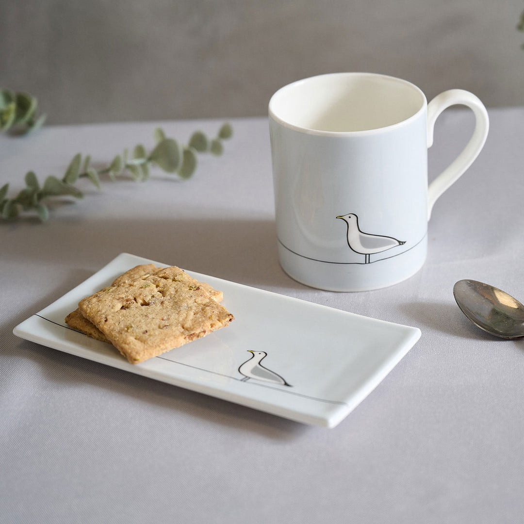 Seagull Mug and Mini Tray