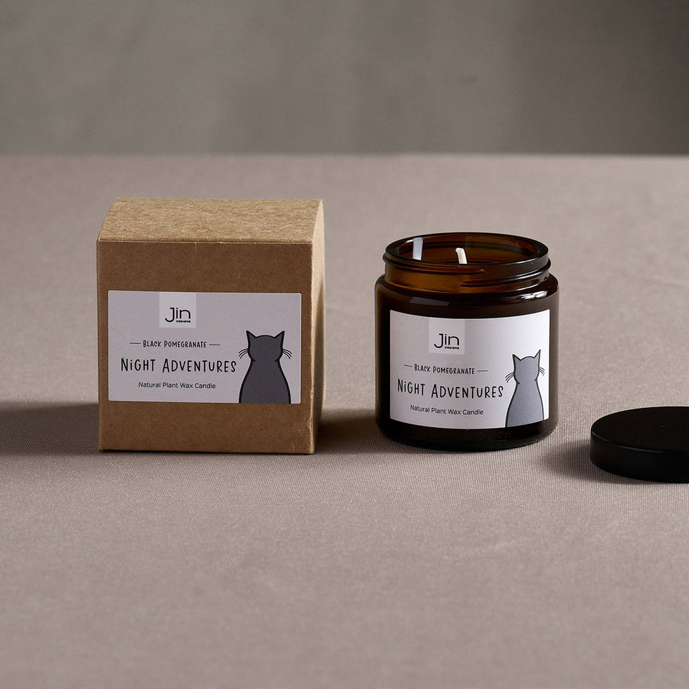 Sitting Cat Candle with Box