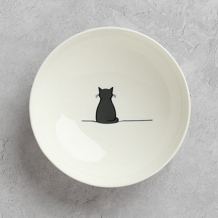 Sitting Cat Pasta Bowl