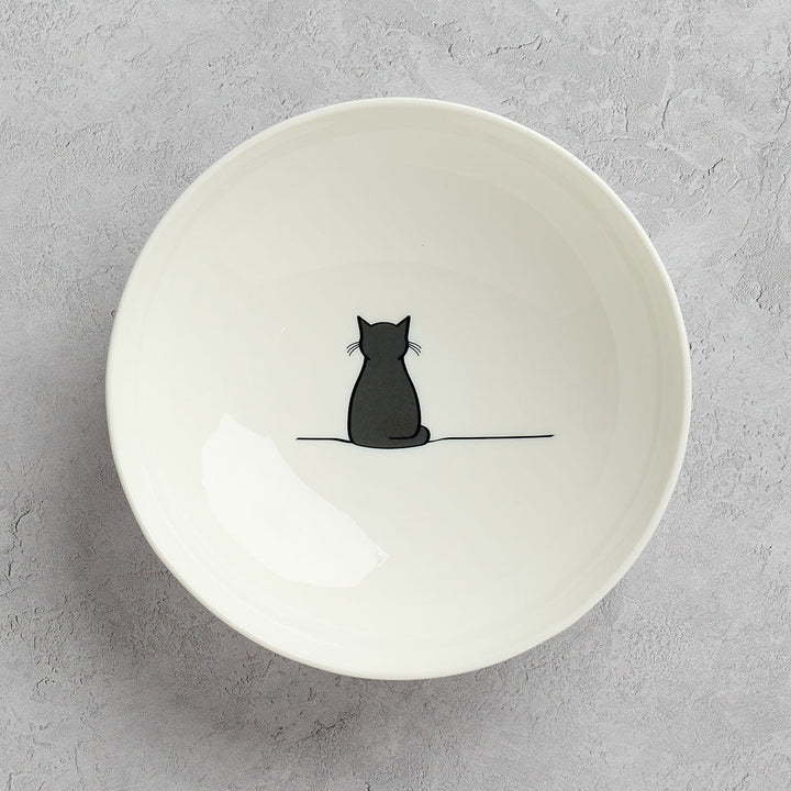 Sitting Cat Pasta Bowl